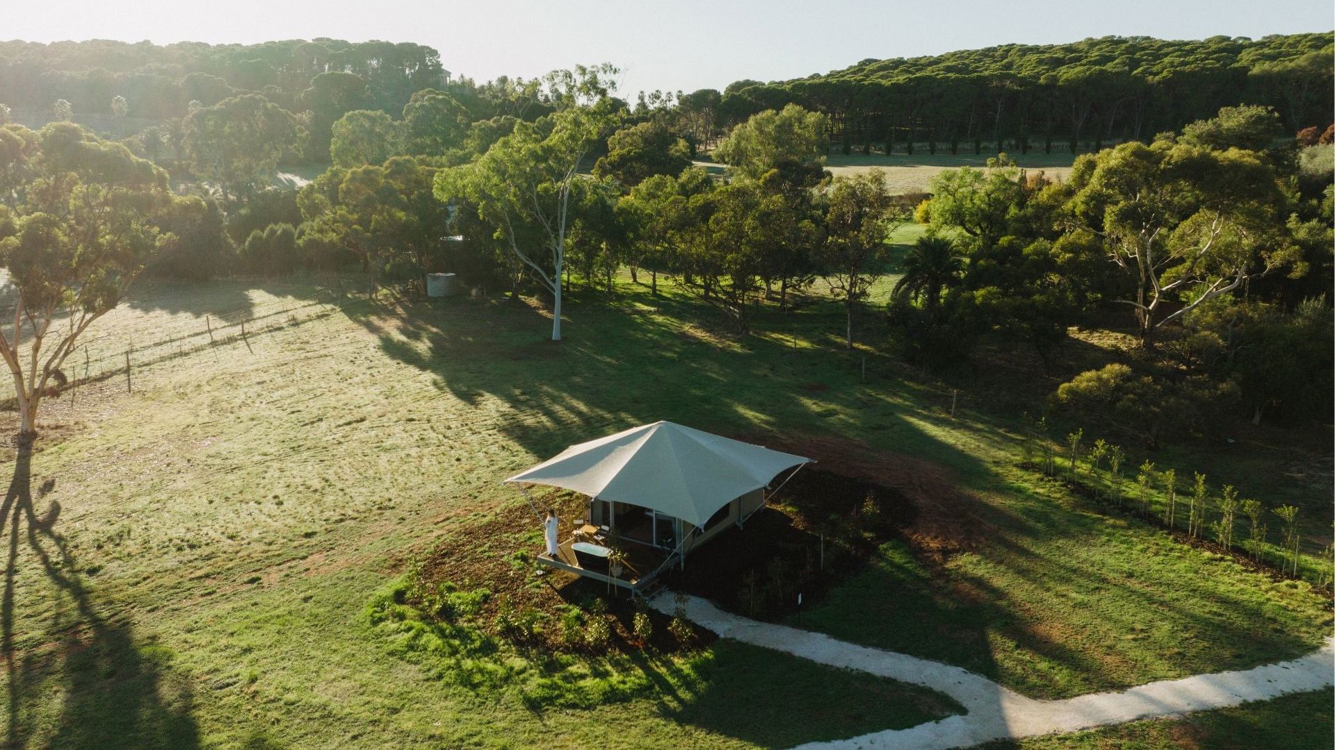 CABN CANVS Seppeltsfield Barossa Aerial View