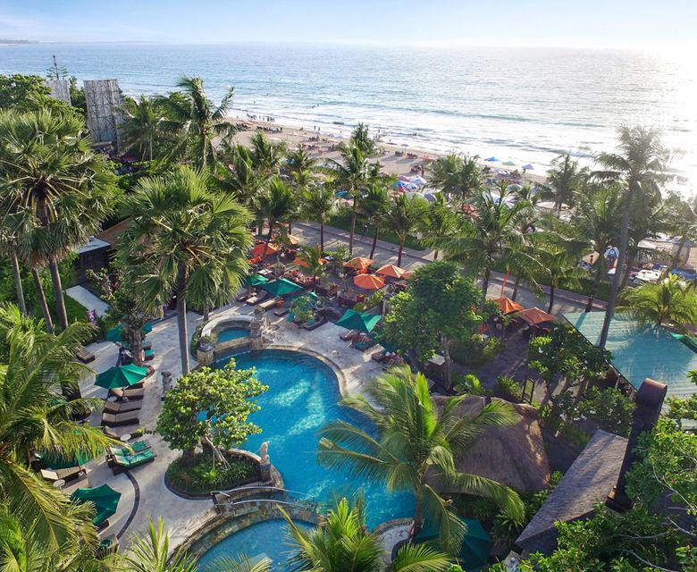 Legian Beach Hotel - Aerial View