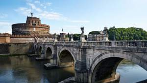 Rome Bridge in Italy