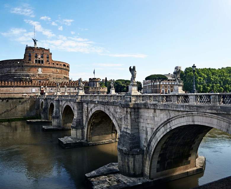 Rome Bridge in Italy