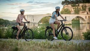 Biking At The Bridge In Avignon