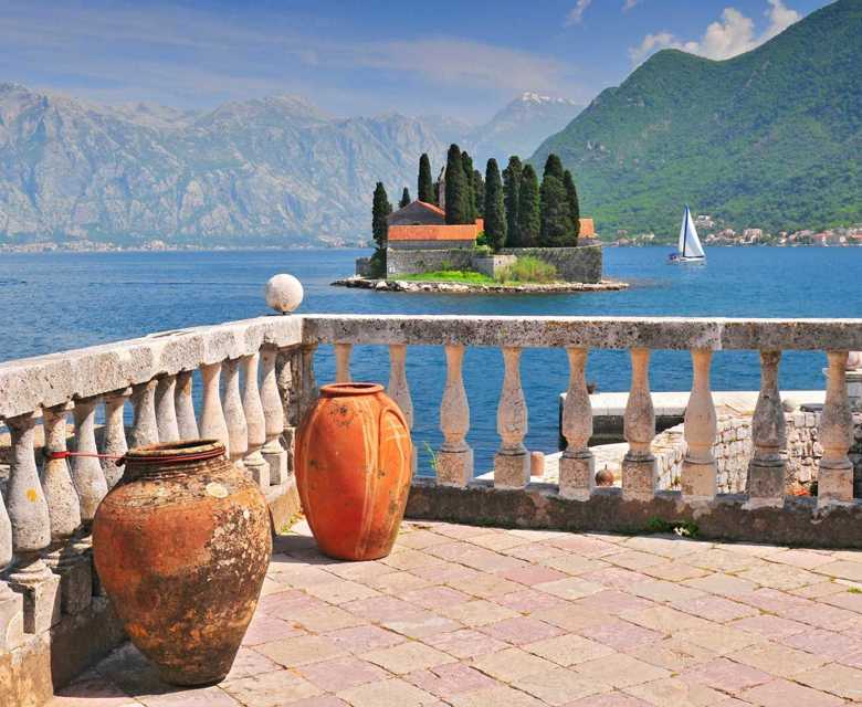 old panoramic perast religious sea seascape sights UNESCO