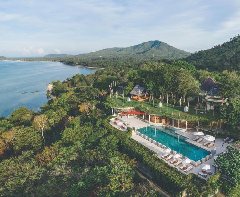 Kamalaya Koh Samui - Lap Pool Aerial View