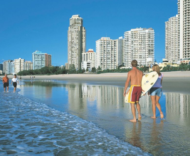 Beach Scene in Gold Coast