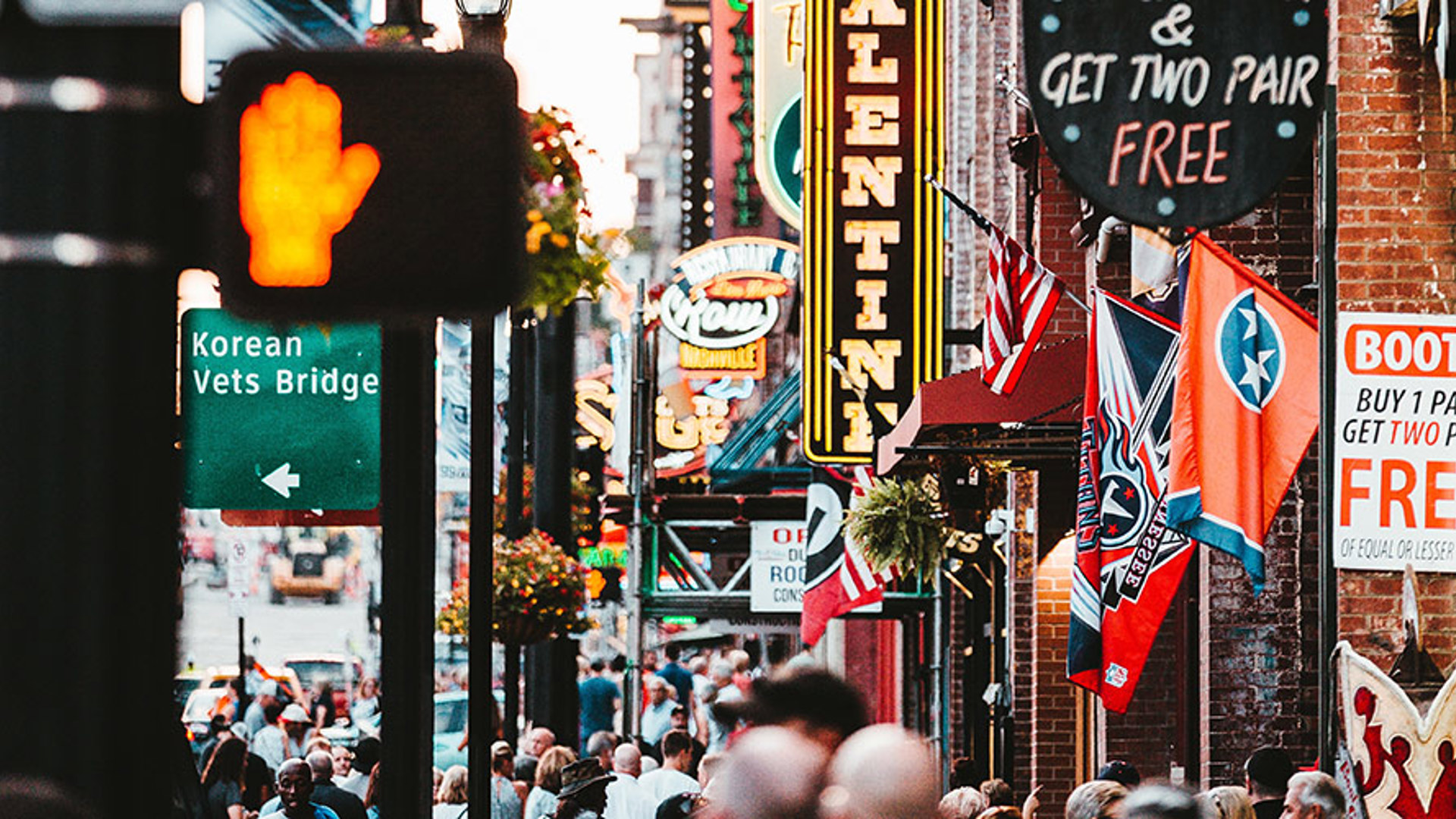 A street in Nashville - Image credit: Unsplash/Drew Hays