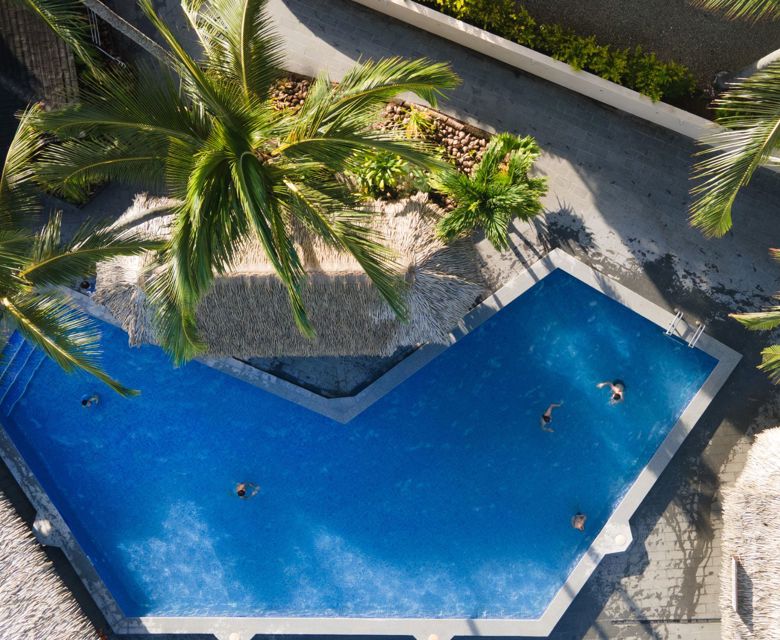 Edgewater Pool Aerial View