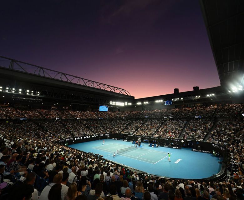 Australian Open Tennis Sunset © Australian Open