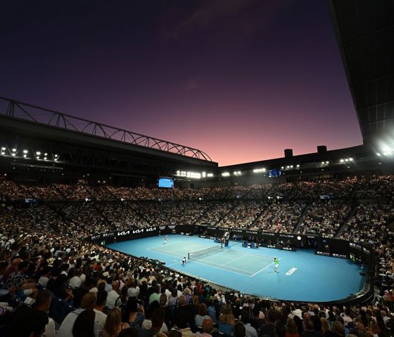 Australian Open Tennis Sunset © Australian Open