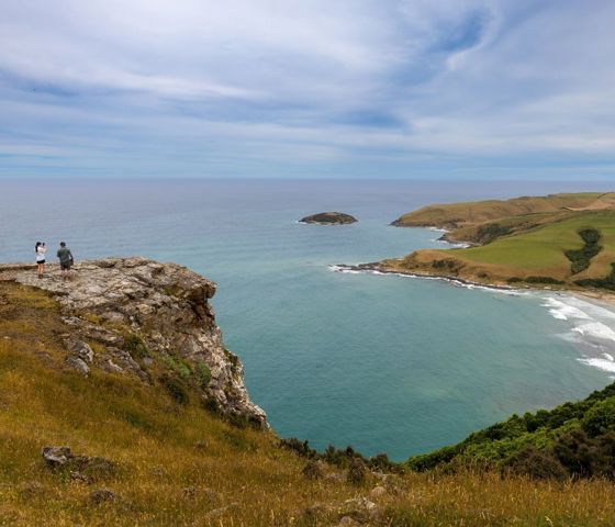 The coastline of Bluff, New Zealand