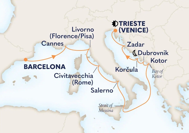 Italy's Boot Tile Map