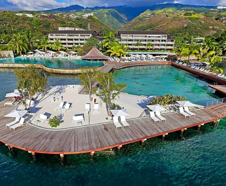 Te Moana Tahiti Aerial View