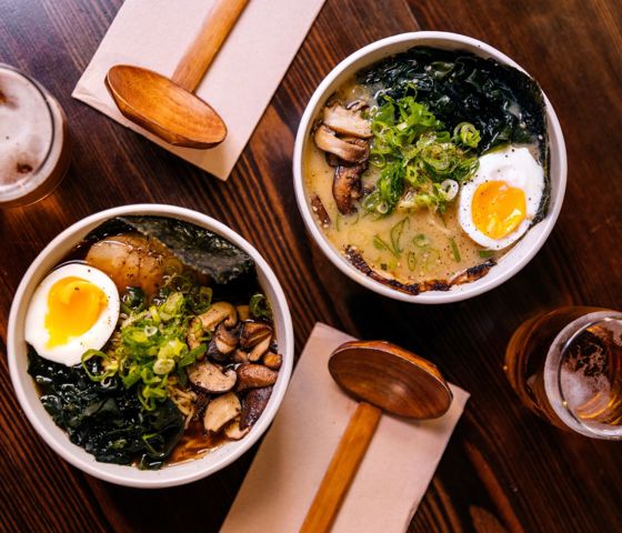 Bowls of ramen