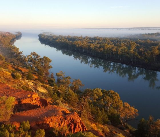 Winter Mists From Sunrise Walk CR Murray River Trails