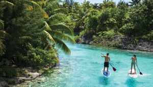 Four Seasons Resort Bora Bora - stand up paddle board