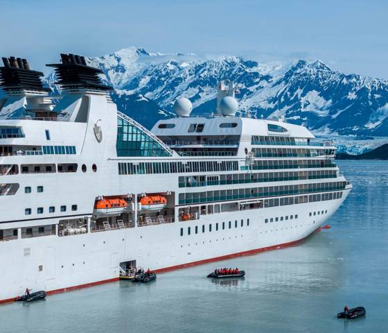 Yakutat Bay Alaska USA Zodiacs Hubbard Glacier Odyssey