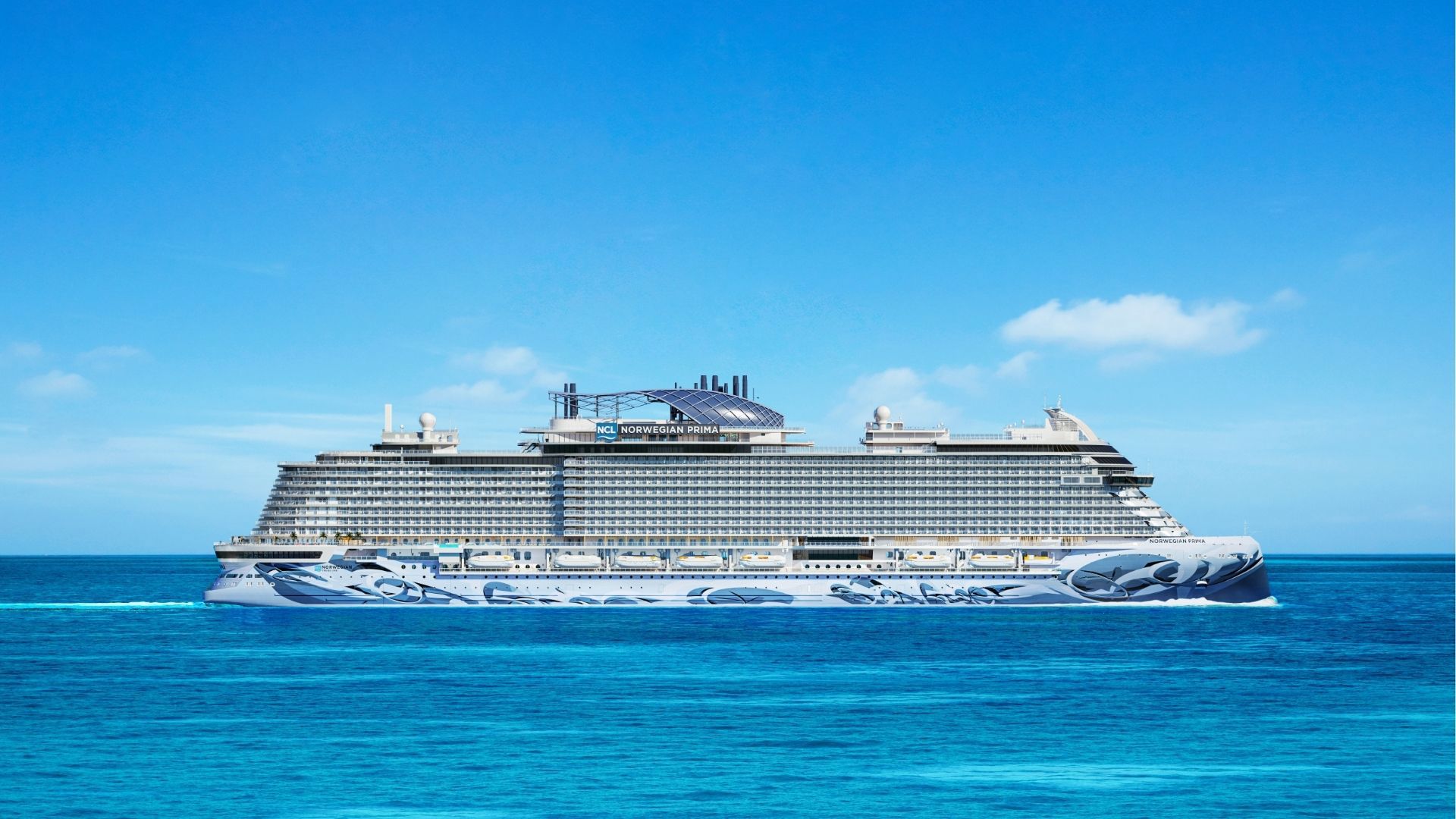 NCL Prima at Sea
