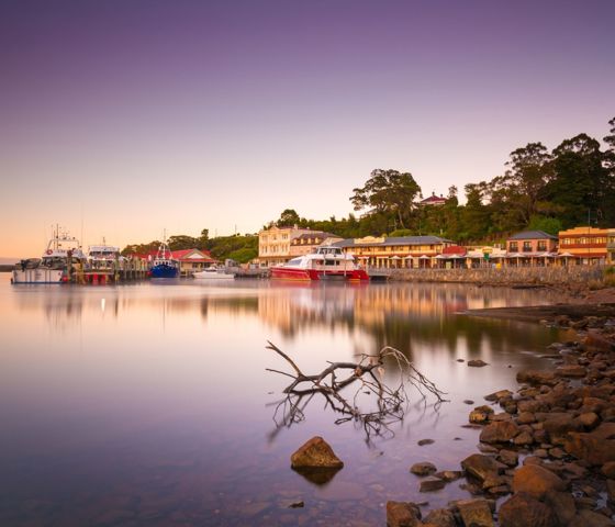 Tasmania Strahan Waterfront 129762 © Paul Fleming