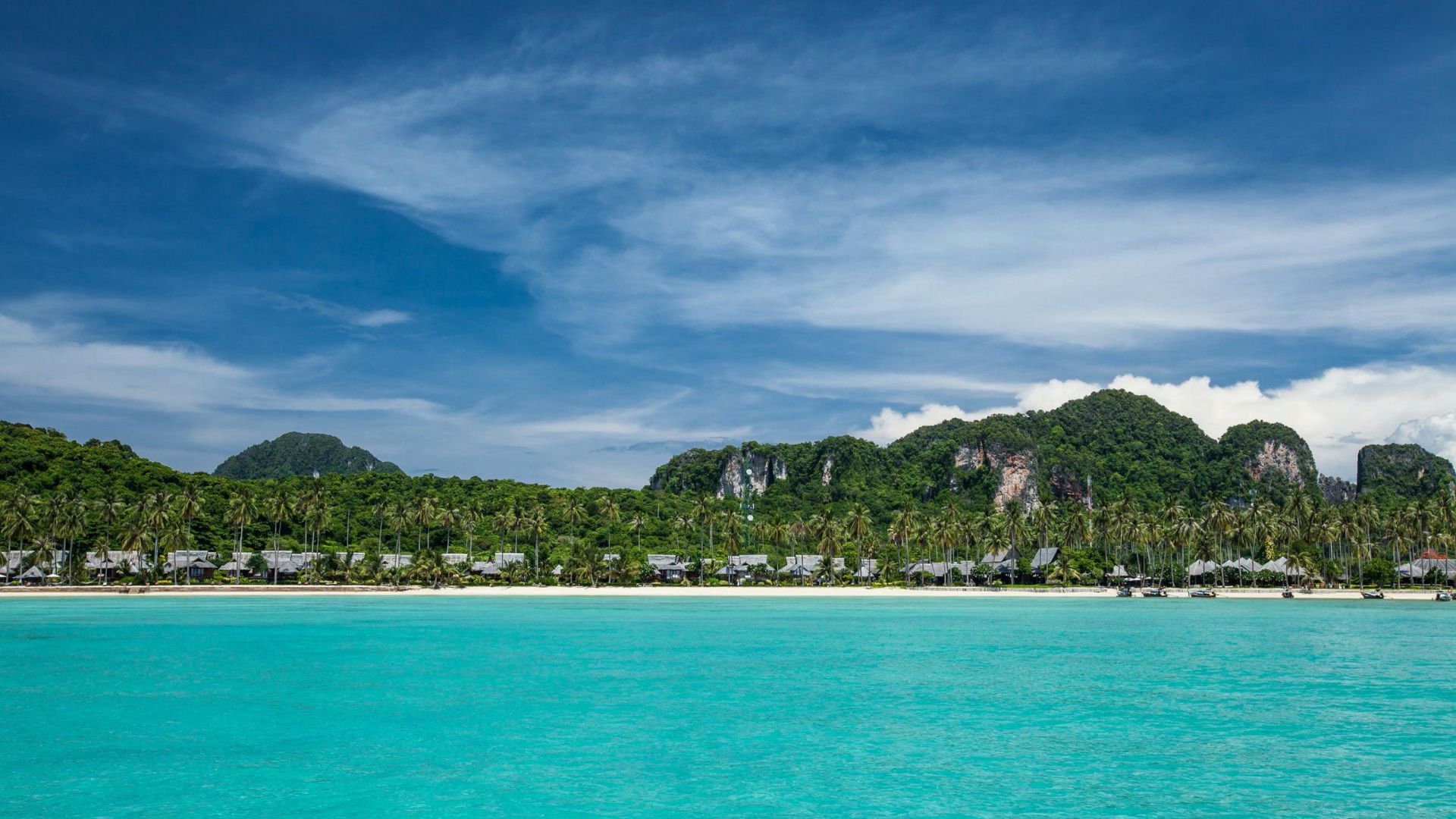 Phi Phi Island Aerial View