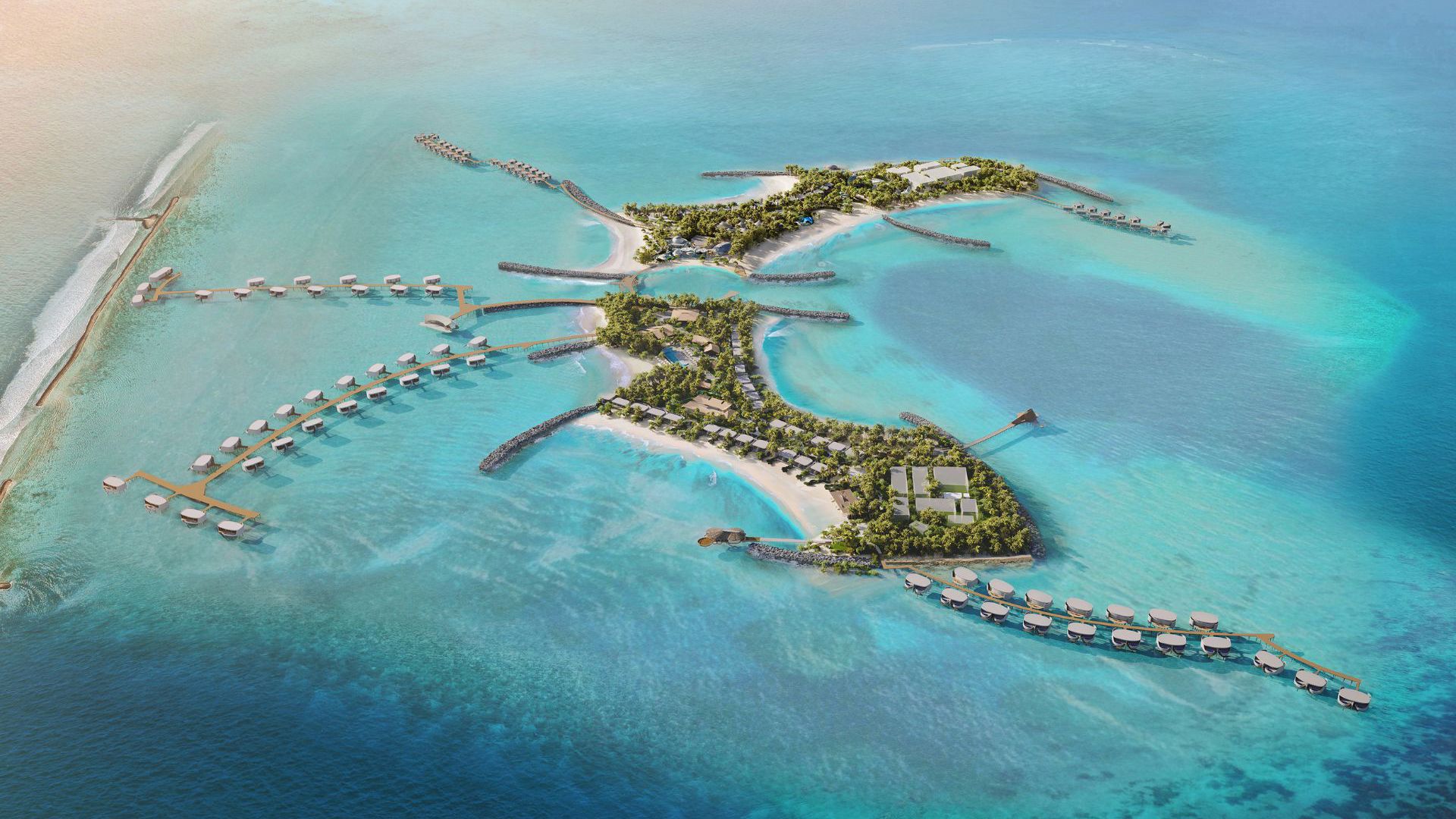 Centara Grand Lagoon - Aerial View