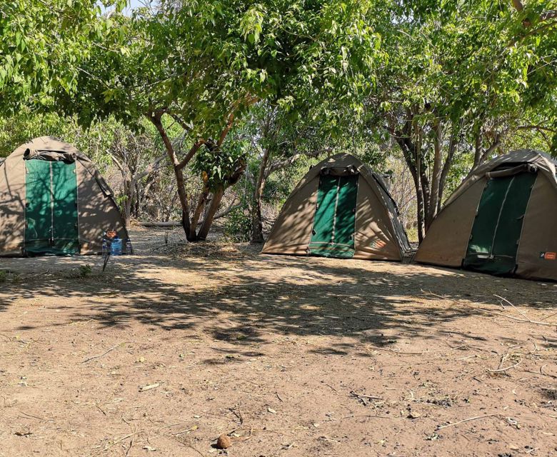 Sunway Botswana Okavango campsite. Image credit: Tara-Lee Willers