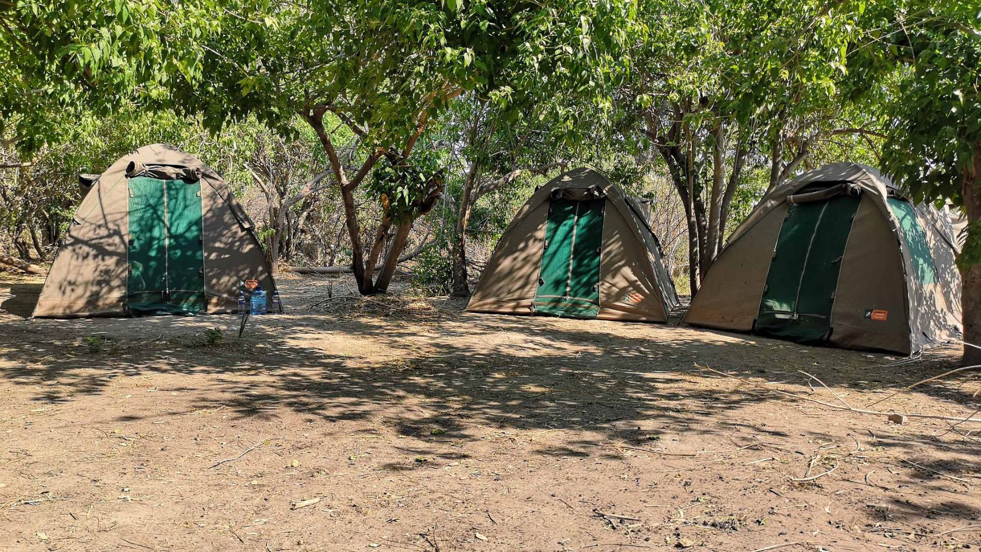 Sunway Botswana Okavango campsite. Image credit: Tara-Lee Willers