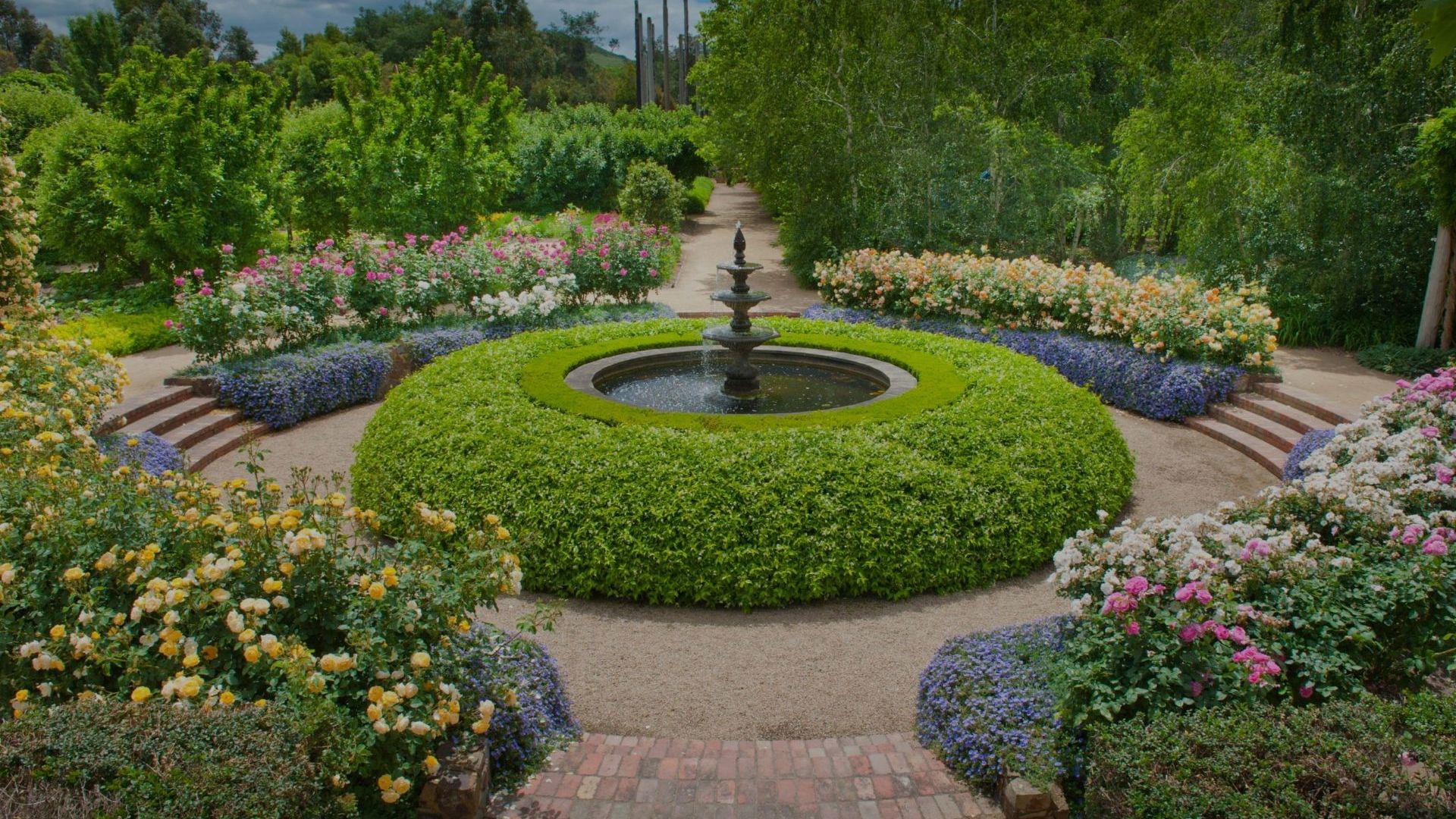 Melbourne Flower Show Tour Alowyn Gardens Fountain