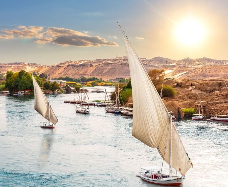 Aswan Traditional Nile Sailboats