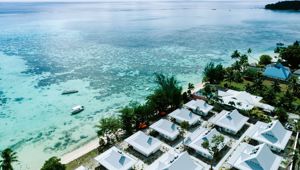 Niu Beach Aerial View