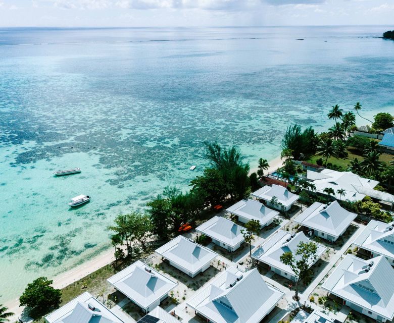 Niu Beach Aerial View