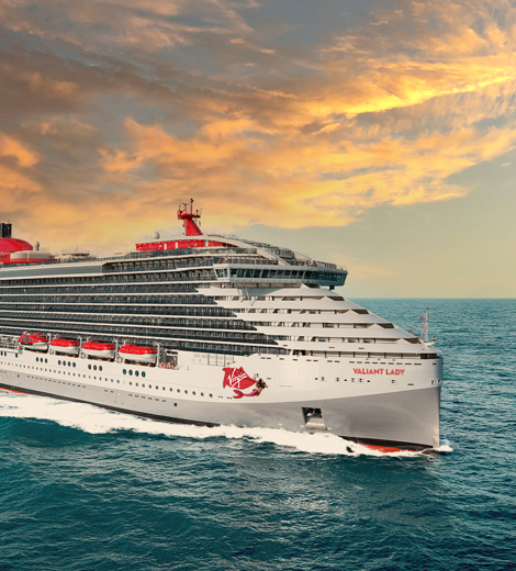 Virgin Voyagers Valiant Lady Sunset