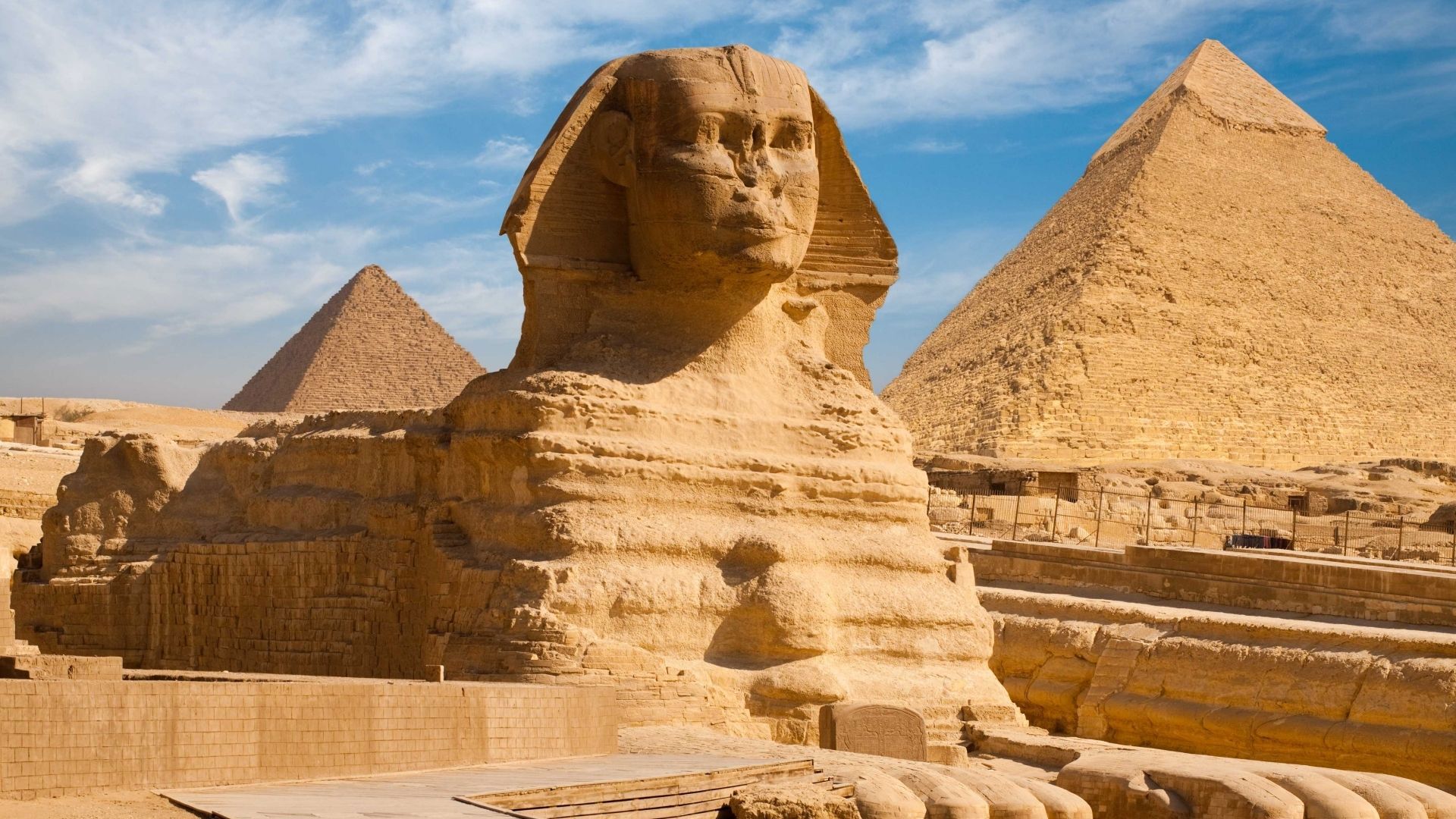 Sphinx And Pyramids Egypt