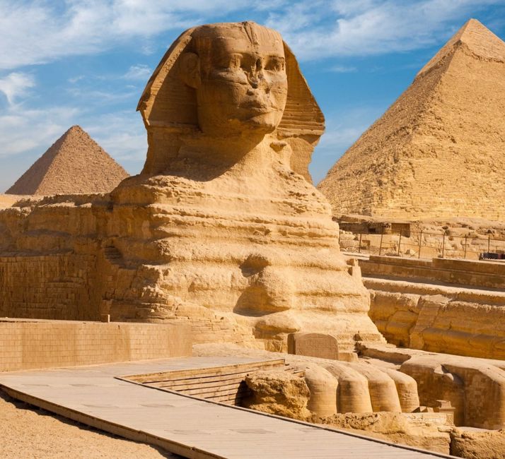 Sphinx And Pyramids Egypt