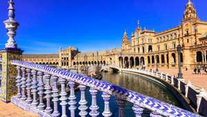 Plaza De Espana Seville Spain