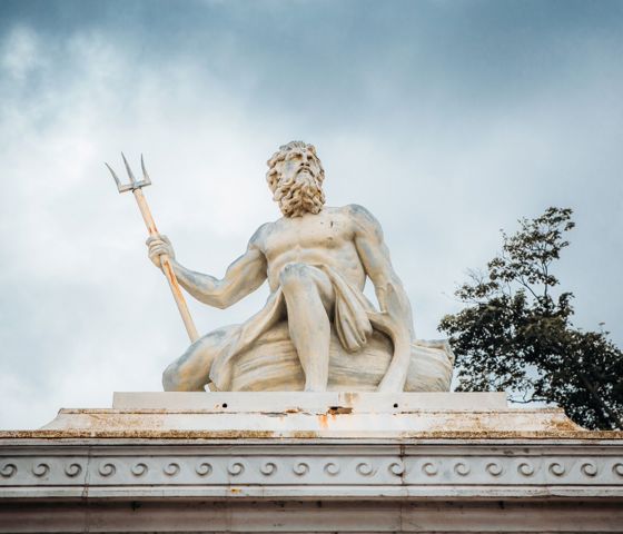 Poseidon Sculpture in Copenhagen, Denmark