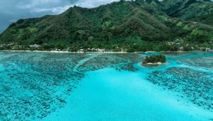 Niu Beach Aerial View