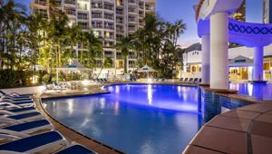 Bel Air on Broadbeach - night pool