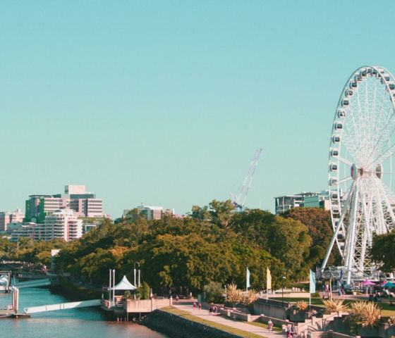 The Wheel of Brisbane City with Royal Caribbean