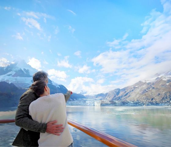 Alaska Glacier Deck Viewing