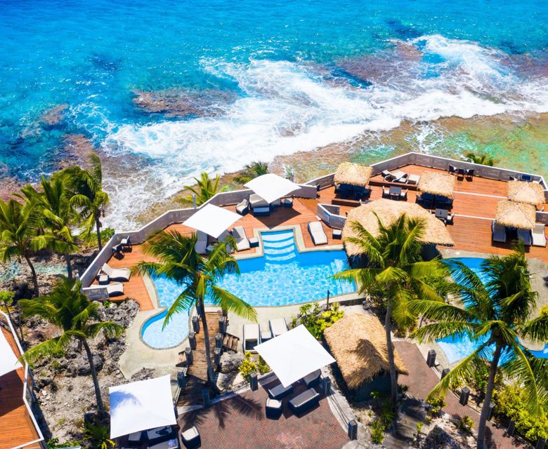 Scenic Matavai Pool Aerial View