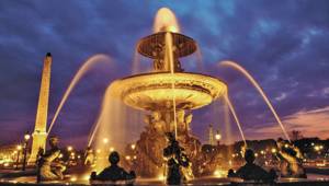 Paris, France at night