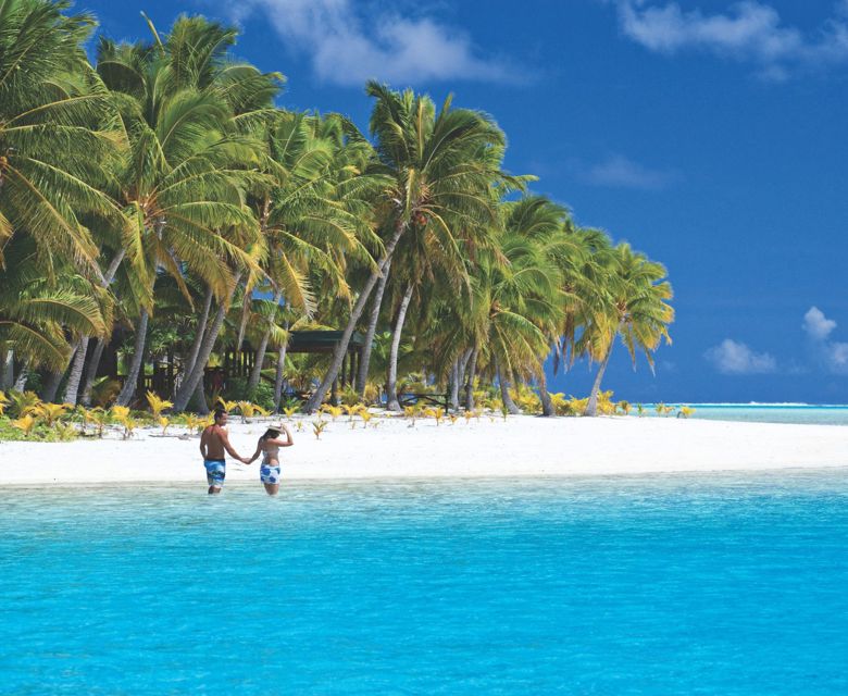 Couple Walking on Beach