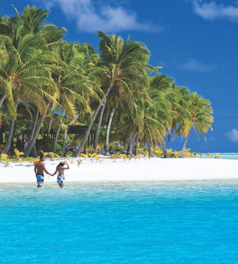 Couple Walking on Beach