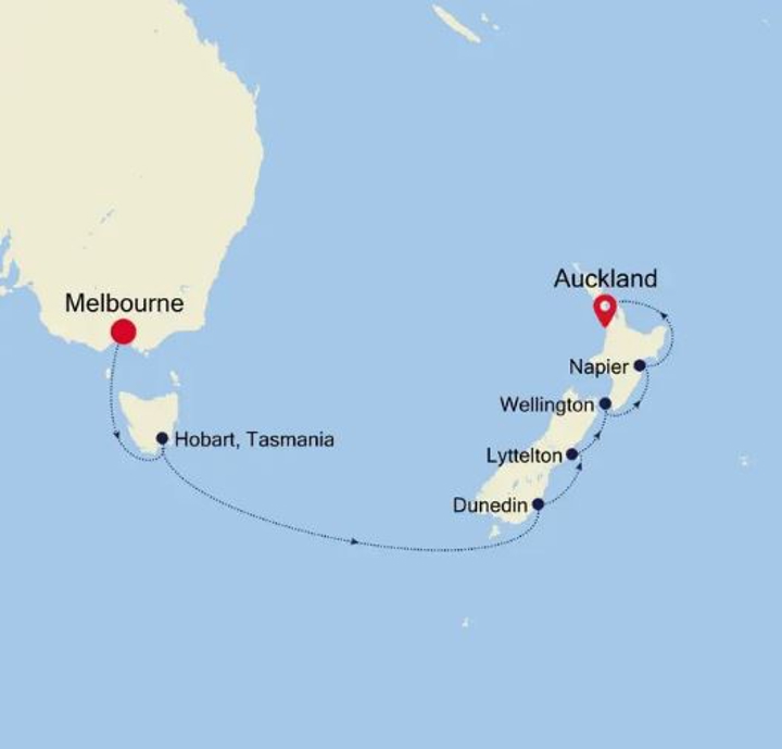 Culture To Coasts Map