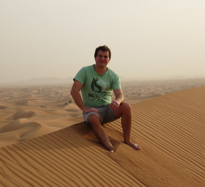 Sam Hepburn on Sand Dune