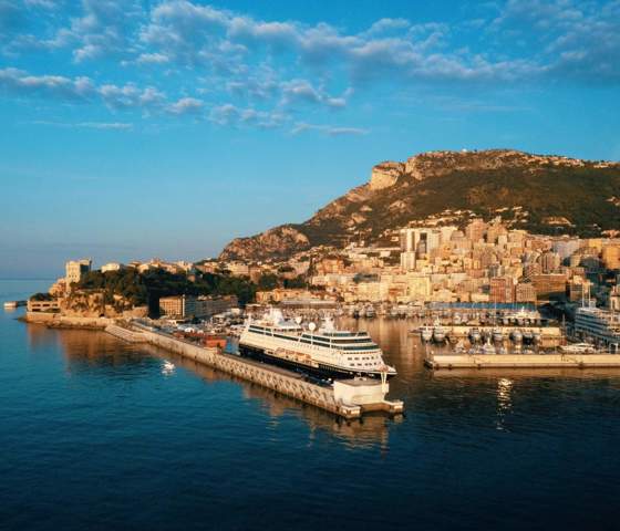 Azamara Onward Aerial Shot in Monte Carlo