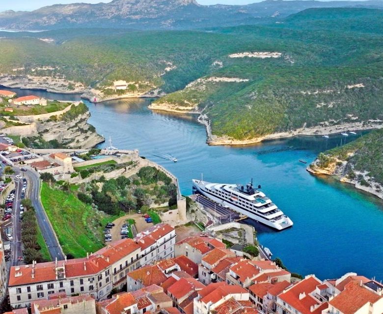 Luxury Yacht In Bonifacio, Corsica