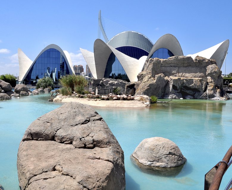 Oceanografic aquarium In Valencia, Spain
