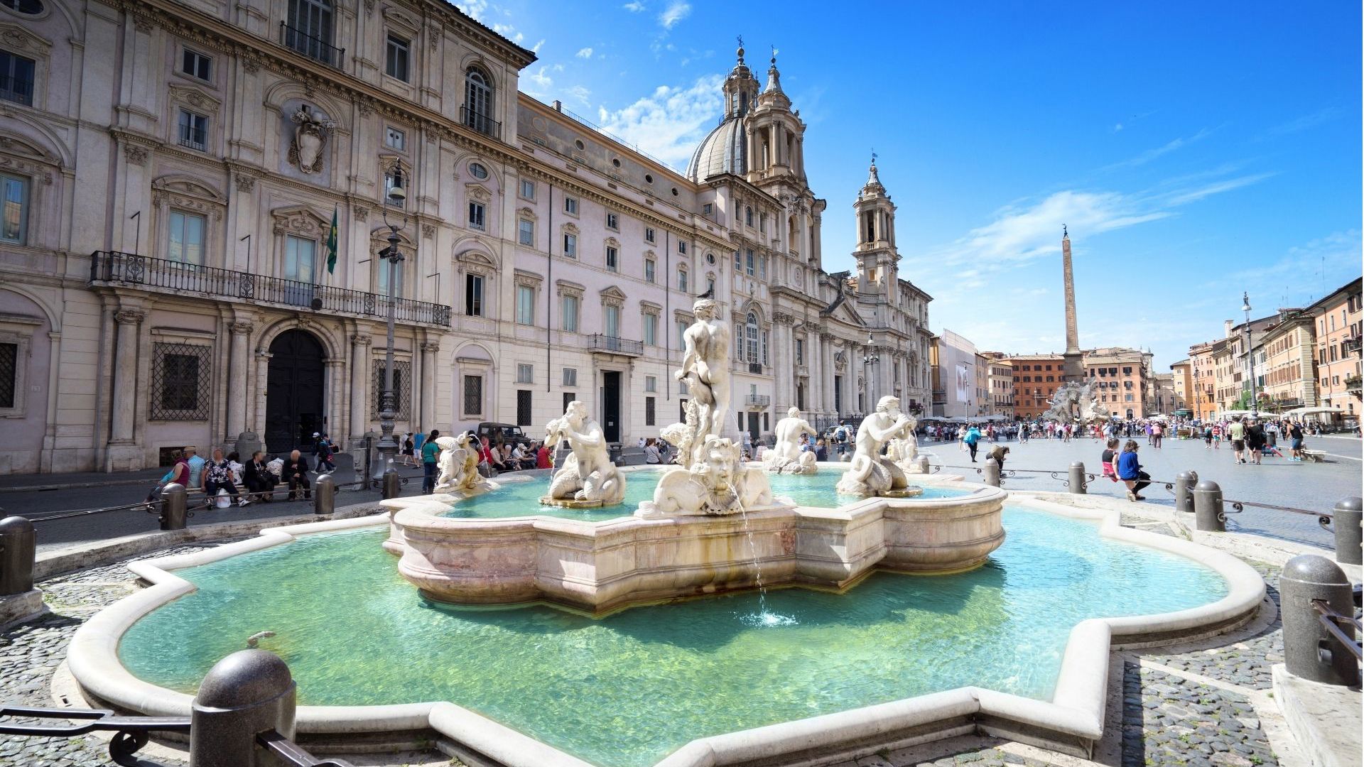 The Piazza Navona Rome, Italy