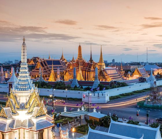 View of Wat Pra Keaw Bangkok 