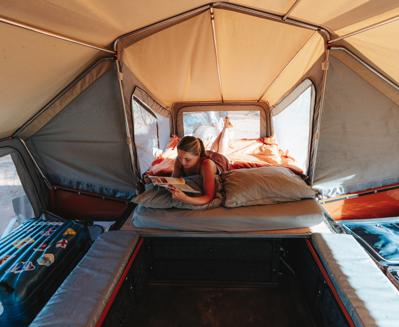 Interior Safari Camper CR Crikey Campers